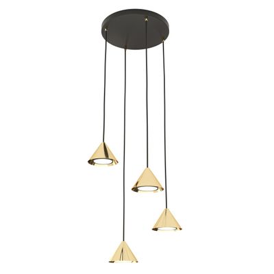 Emibig Lighting Taklampa ELIT 4 PREMIUM GULD