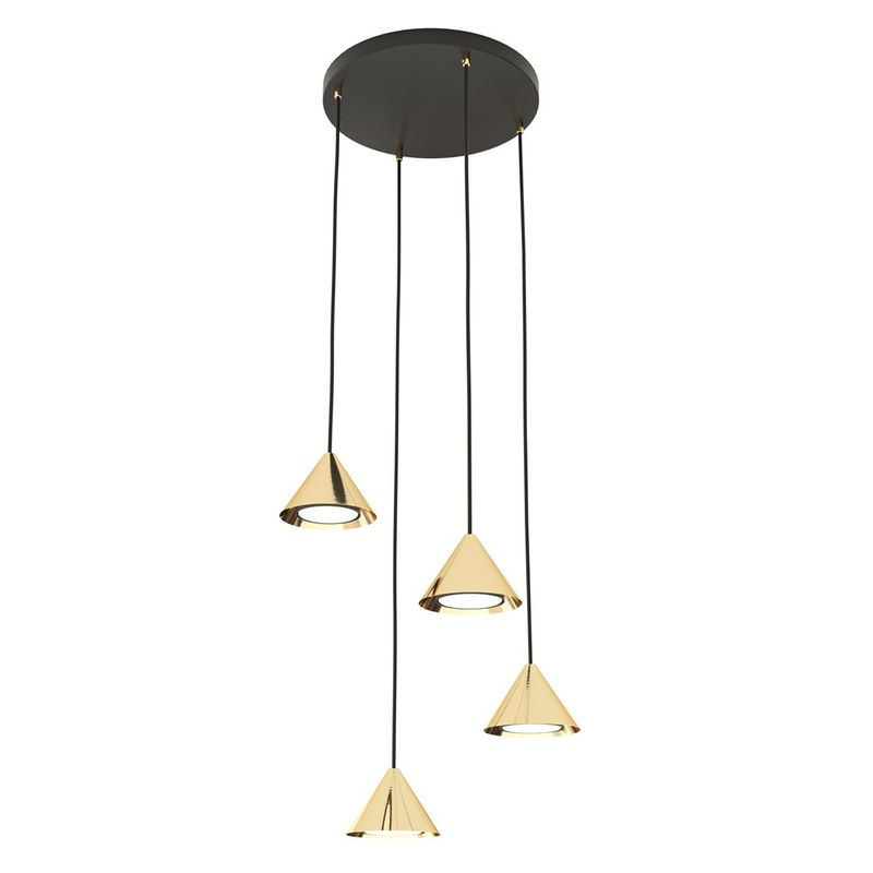 Emibig Lighting Taklampa ELIT 4 PREMIUM GULD