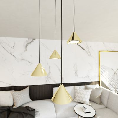 Emibig Lighting Taklampa ELIT 4 PREMIUM GULD