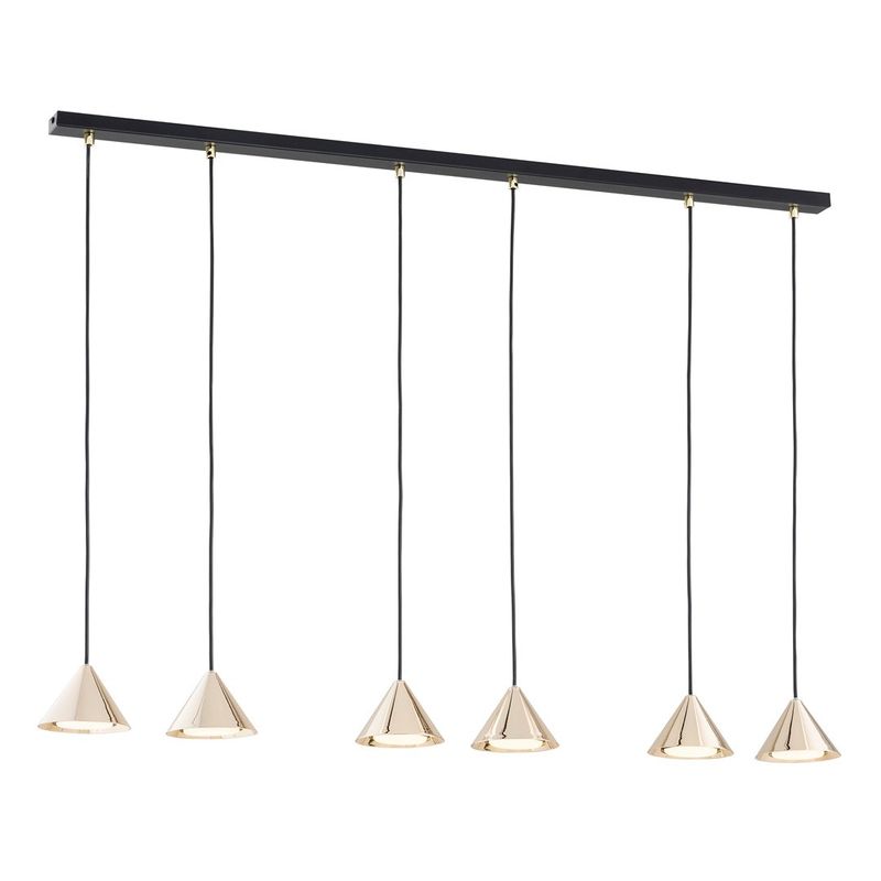 Emibig Lighting Taklampa ELIT 6 BL GULD