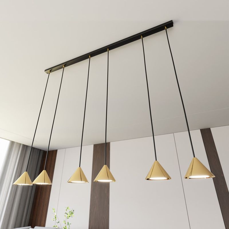 Emibig Lighting Taklampa ELIT 6 BL GULD