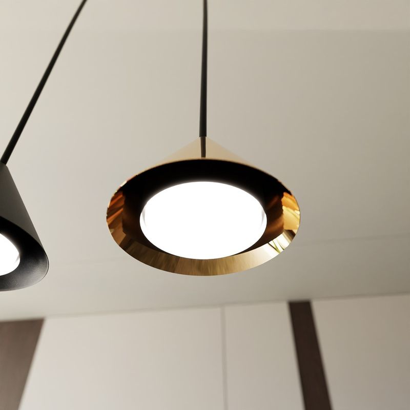 Emibig Lighting Taklampa ELIT 6 BL GULD