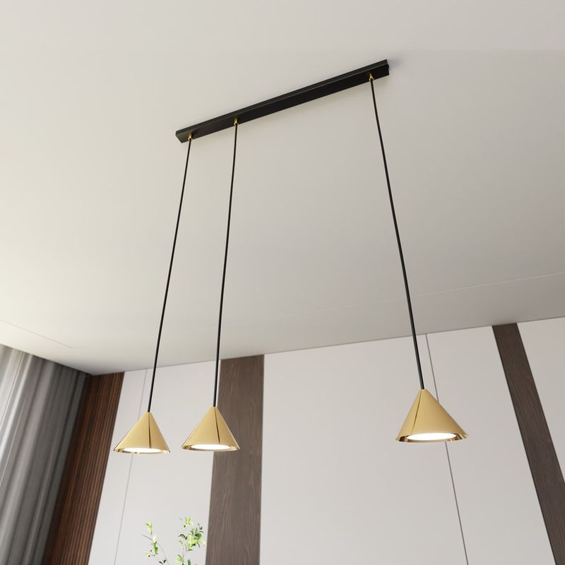 Emibig Lighting Taklampa ELIT 3 BL GULD