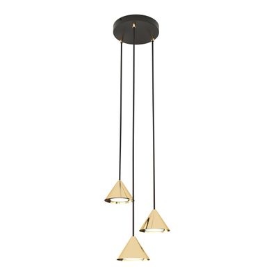 Emibig Lighting Taklampa ELIT 3 PREMIUM GULD