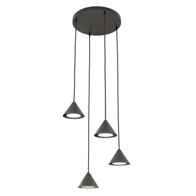 Emibig Lighting Taklampa ELIT 4 PREMIUM SVART