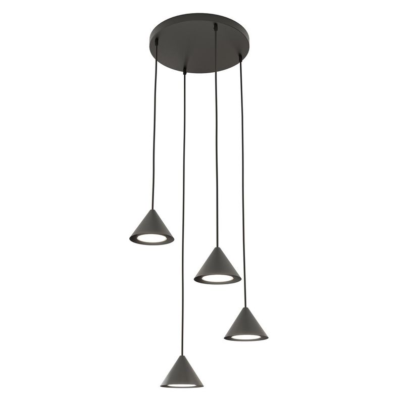 Emibig Lighting Taklampa ELIT 4 PREMIUM SVART