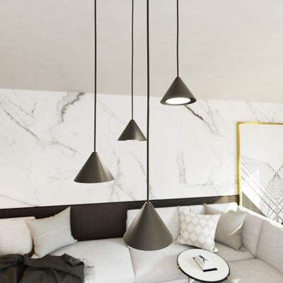 Emibig Lighting Taklampa ELIT 4 PREMIUM SVART