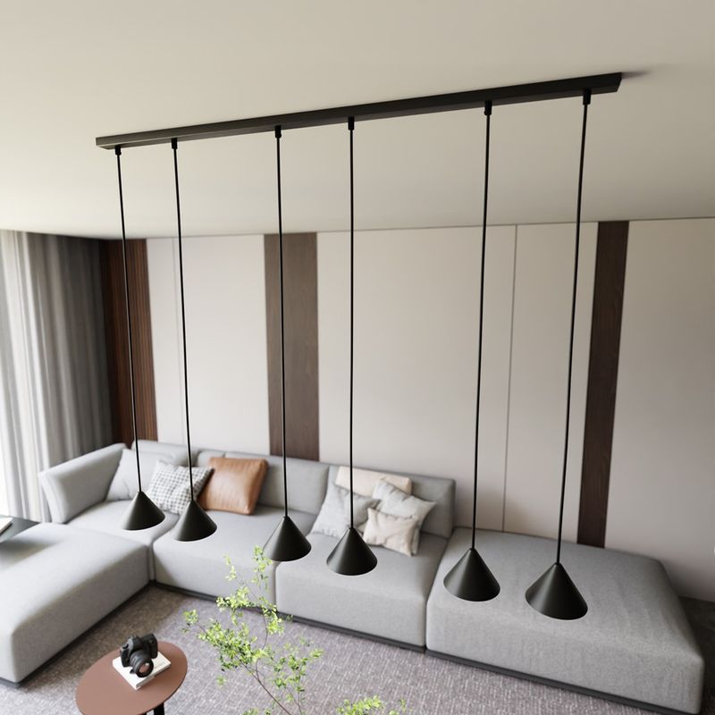 Emibig Lighting Taklampa ELIT 6 SVART