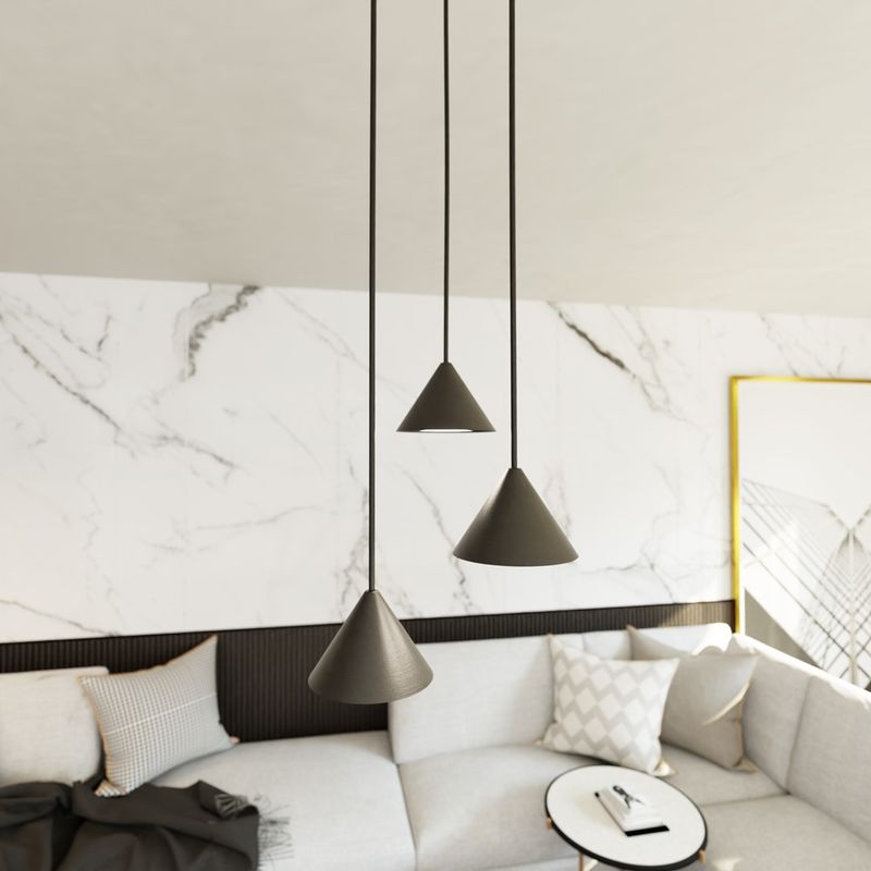 Emibig Lighting Taklampa ELIT 3 PREMIUM SVART