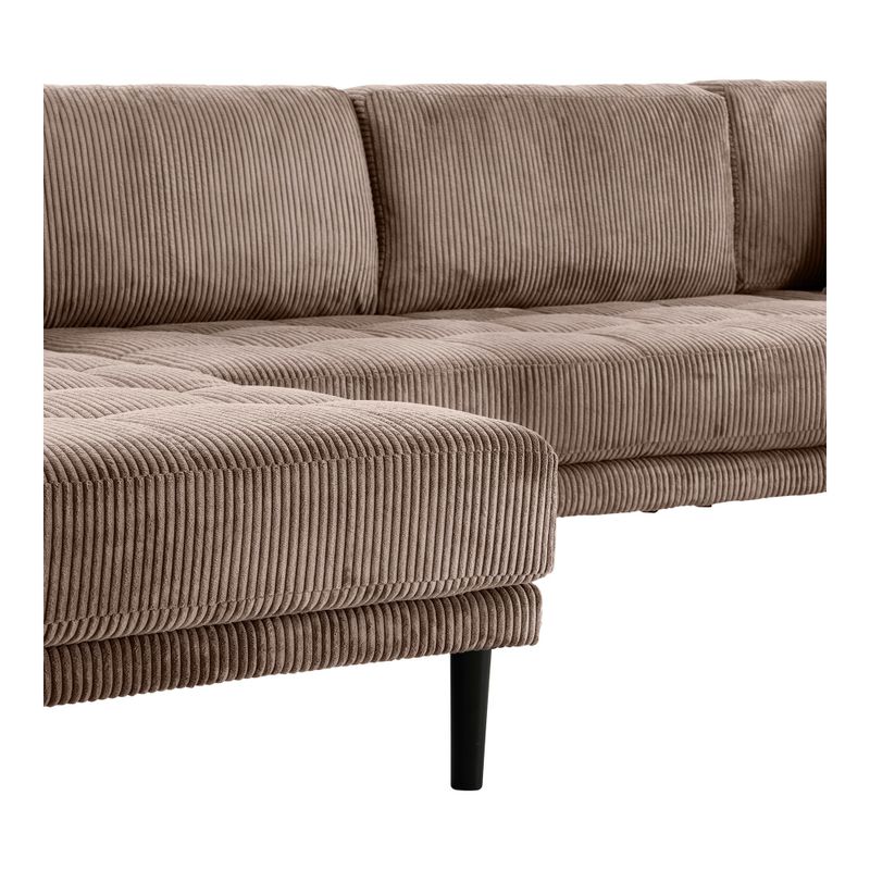 House Nordic Lido U-Soffa - Vänsterställd Brun Manchester