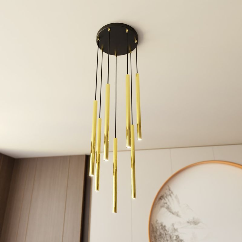Emibig Lighting Taklampa SELTER 7 PREMIUM GULD