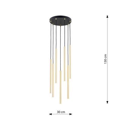 Emibig Lighting Taklampa SELTER 7 PREMIUM GULD
