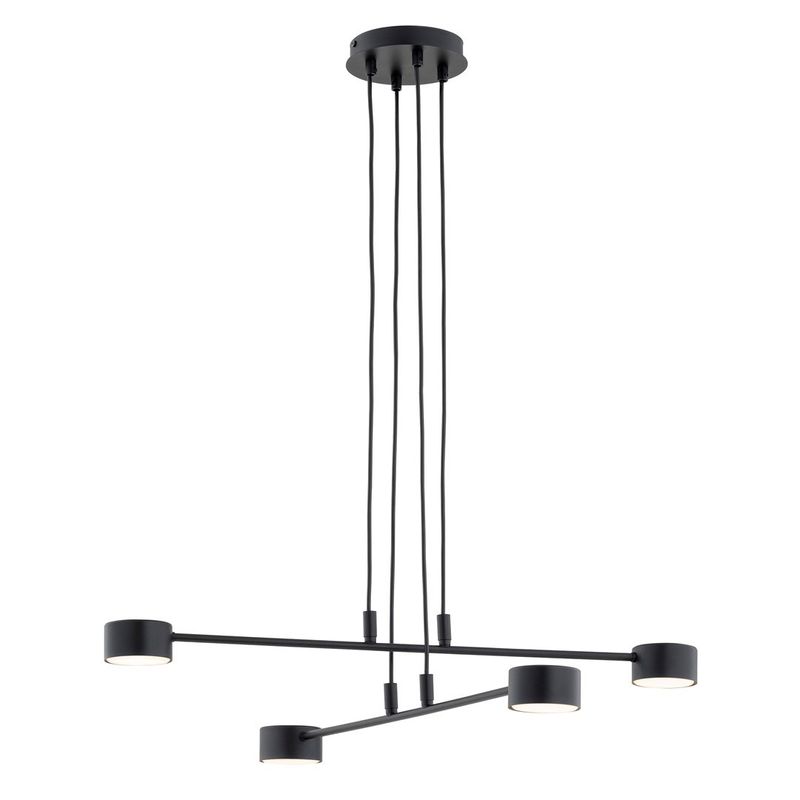 Emibig Lighting Taklampa MODUS 4 SVART