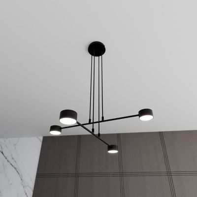 Emibig Lighting Taklampa MODUS 4 SVART