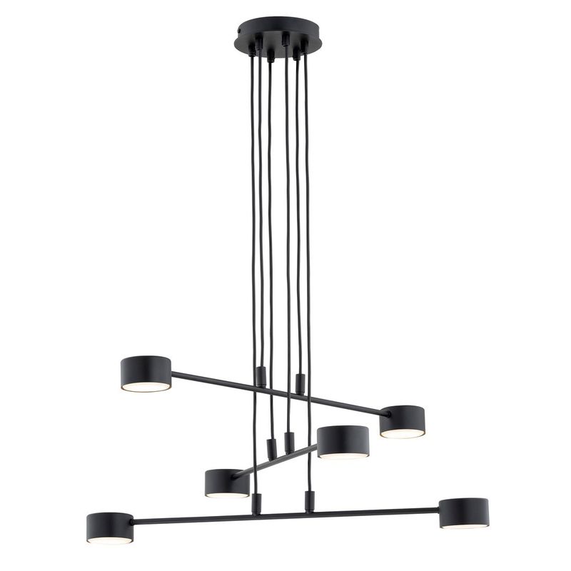 Emibig Lighting Taklampa MODUS 6 SVART