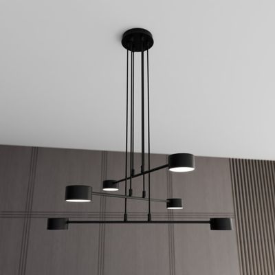 Emibig Lighting Taklampa MODUS 6 SVART