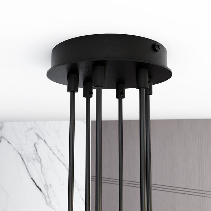 Emibig Lighting Taklampa MODUS 6 SVART