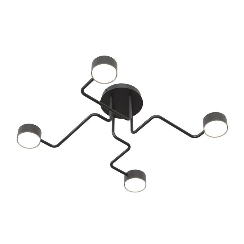 Emibig Lighting Taklampa KURAGE 4 BL