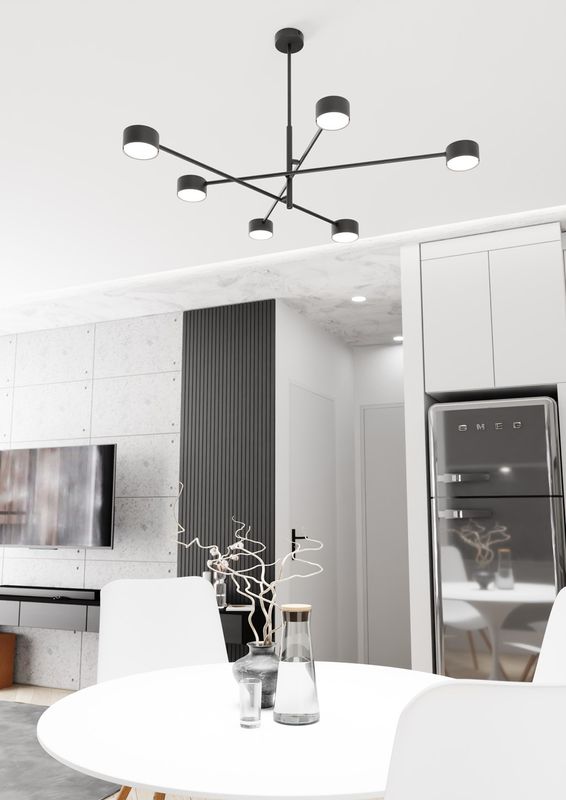 Emibig Lighting Taklampa NATSU 6 BL