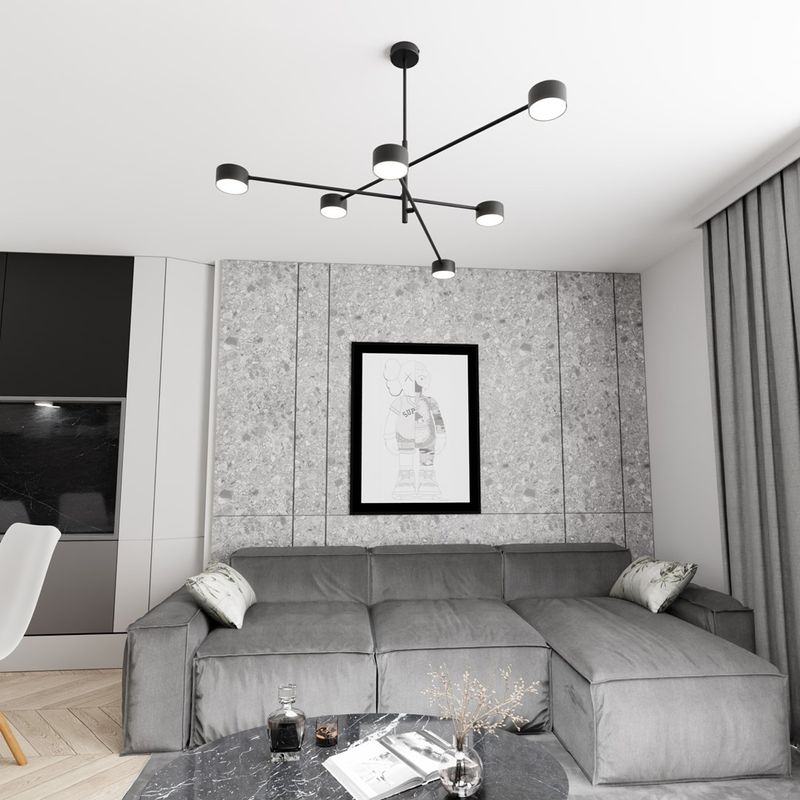 Emibig Lighting Taklampa NATSU 6 BL