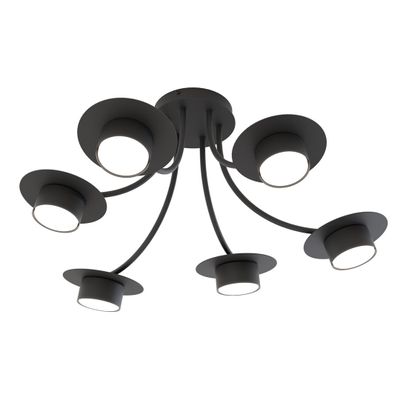 Emibig Lighting Taklampa ENSO 6 BL