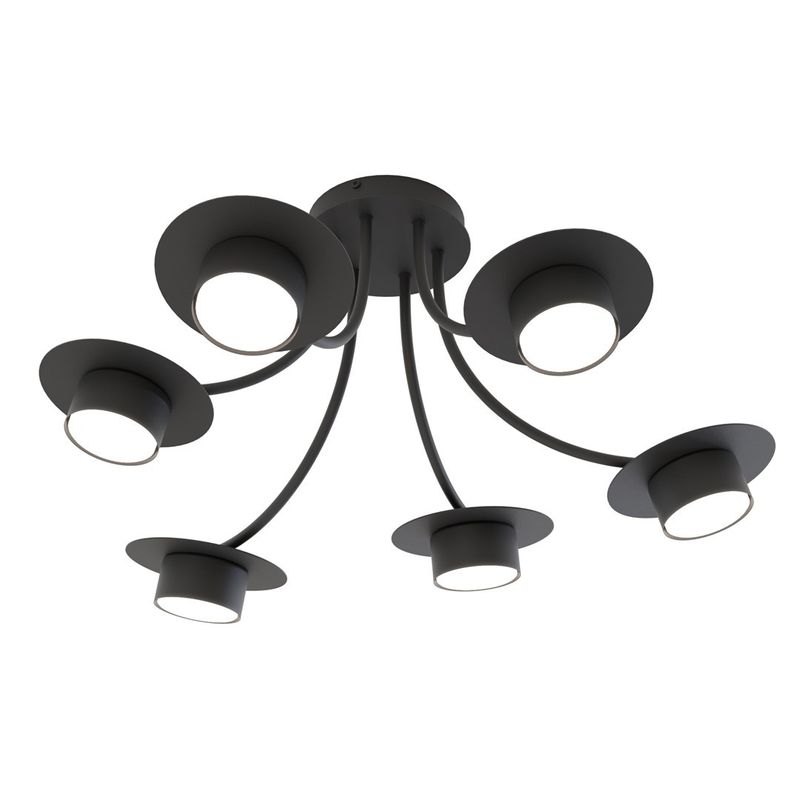 Emibig Lighting Taklampa ENSO 6 BL