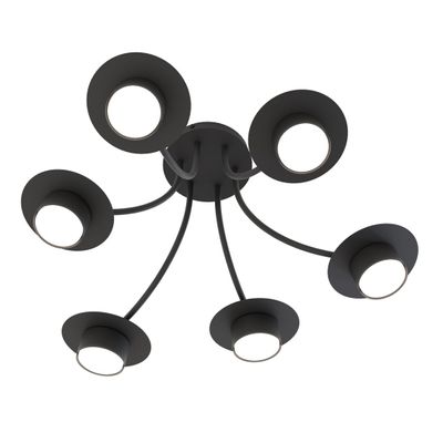 Emibig Lighting Taklampa ENSO 6 BL