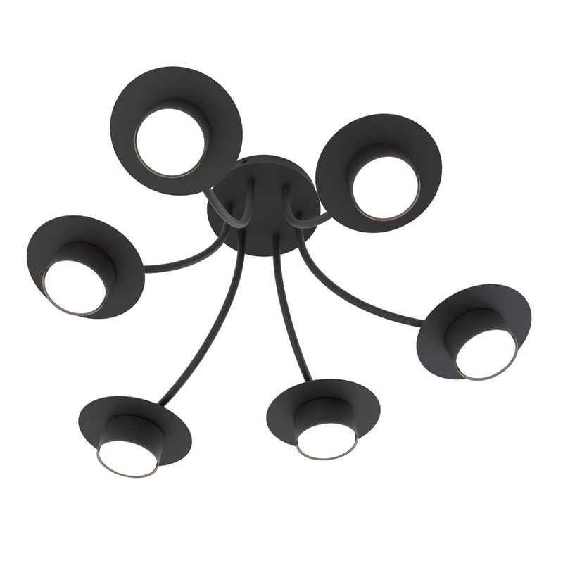 Emibig Lighting Taklampa ENSO 6 BL