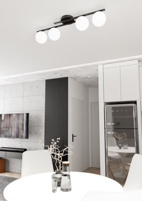 Emibig Lighting Taklampa KAIRO 4 BL OPAL