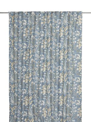 Svanefors Wood Gardin 2P Blå 2x135x280 cm