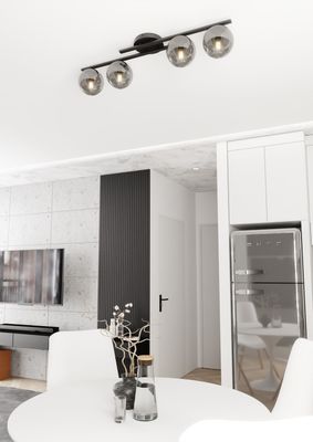 Emibig Lighting Taklampa KAIRO 4 BL GRAFIT