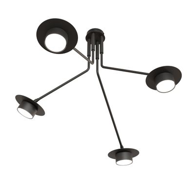 Emibig Lighting Taklampa MIZU 4 BL