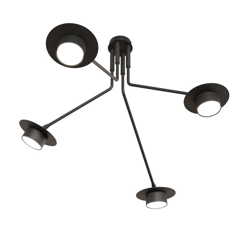 Emibig Lighting Taklampa MIZU 4 BL