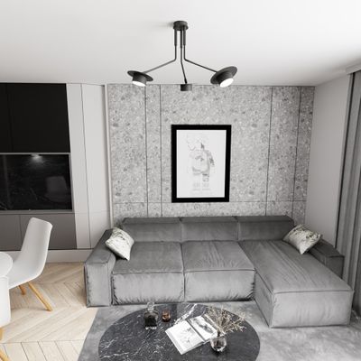 Emibig Lighting Taklampa MIZU 3 BL