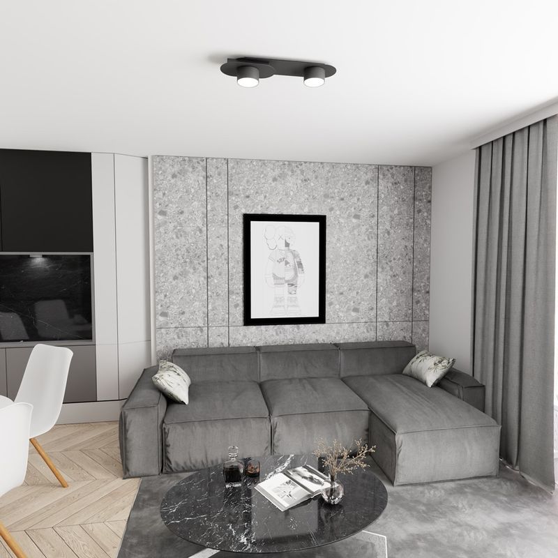 Emibig Lighting Taklampa STILO 2 BL