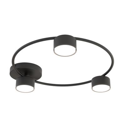 Emibig Lighting Taklampa LUCIO 3 BL