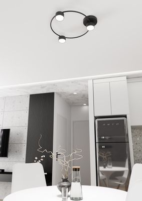 Emibig Lighting Taklampa LUCIO 3 BL
