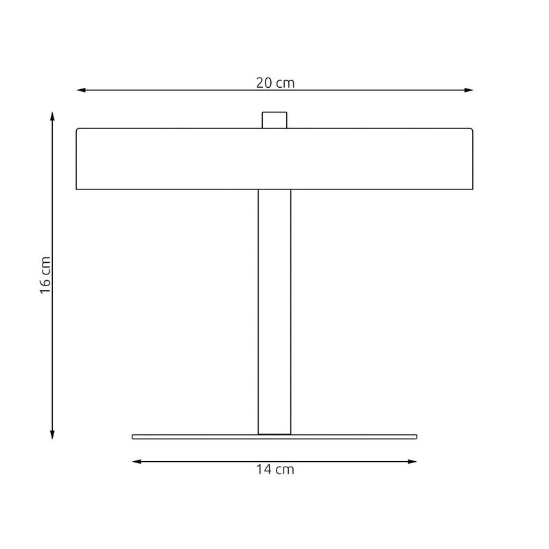 Emibig Bordslampa Lighting NEMO LN2 WH