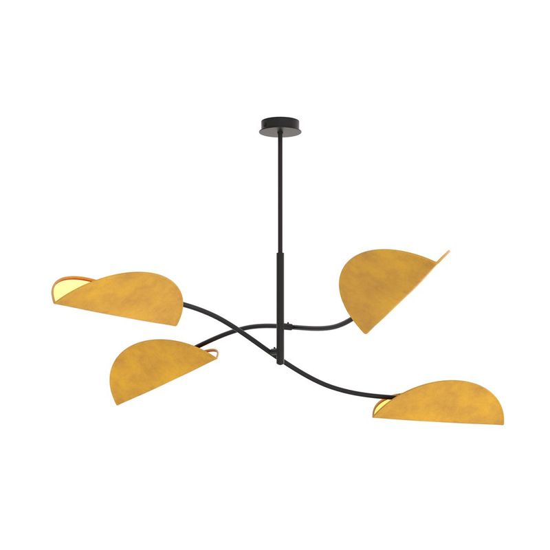 Emibig Lighting Taklampa LOTUS 4 BL SENAP