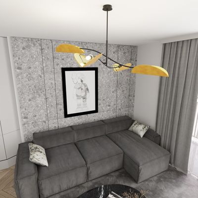 Emibig Lighting Taklampa LOTUS 4 BL SENAP