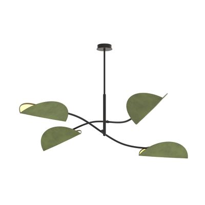 Emibig Lighting Taklampa LOTUS 4 BL GRÃ–N