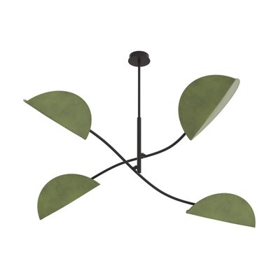 Emibig Lighting Taklampa LOTUS 4 BL GRÃ–N