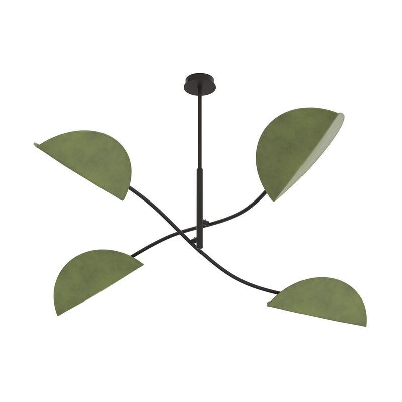 Emibig Lighting Taklampa LOTUS 4 BL GRÃ–N