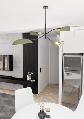 Emibig Lighting Taklampa LOTUS 4 BL GRÃ–N