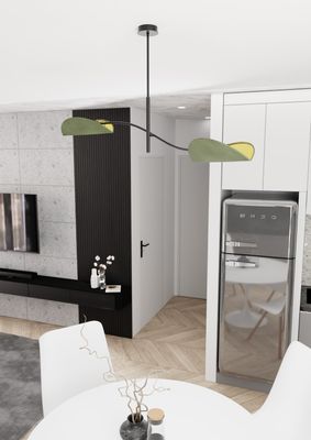 Emibig Lighting Taklampa LOTUS 2 BL GRÃ–N
