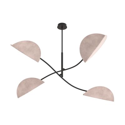 Emibig Lighting Taklampa LOTUS 4 BL GRÃ…