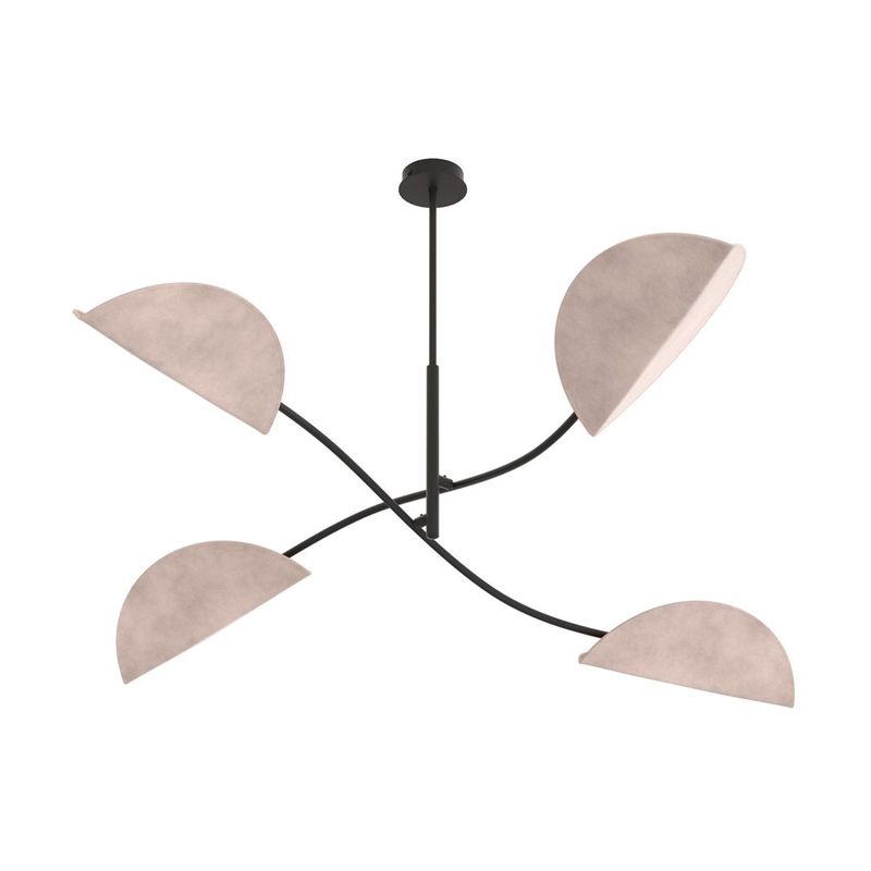 Emibig Lighting Taklampa LOTUS 4 BL GRÃ…