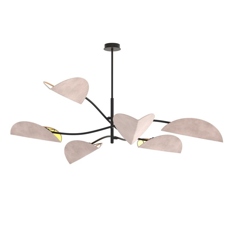 Emibig Lighting Taklampa LOTUS 6 BL GRÃ…