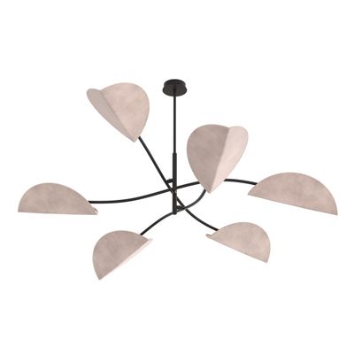 Emibig Lighting Taklampa LOTUS 6 BL GRÃ…