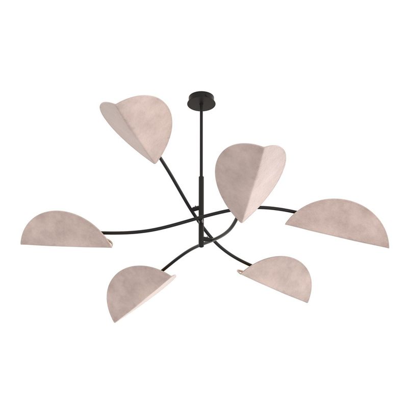 Emibig Lighting Taklampa LOTUS 6 BL GRÃ…